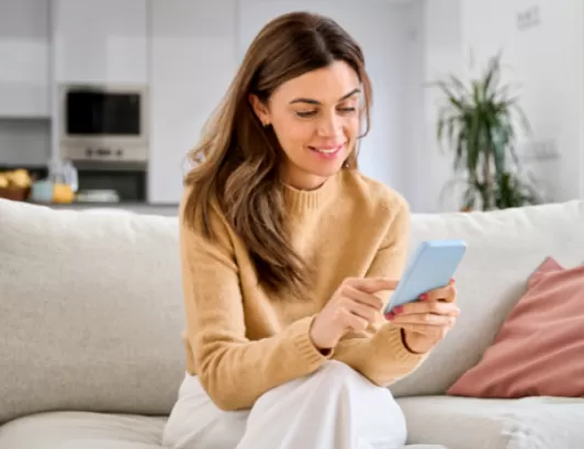 lady on phone